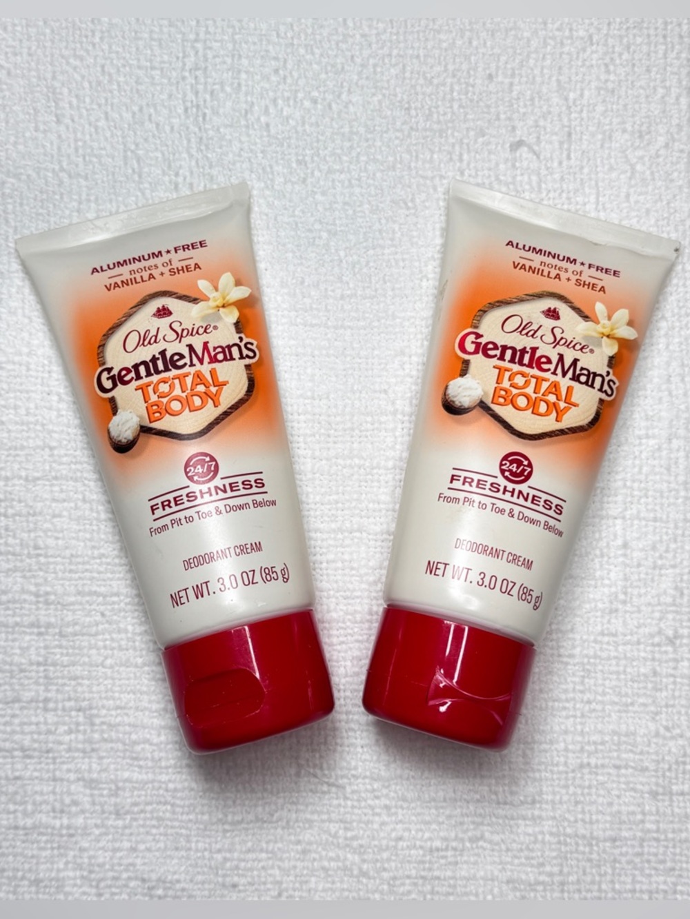 NEW Old Spice Gentle Man's Total Body Freshness Deodorant Cream